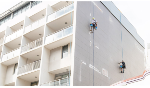 commercial building paint job